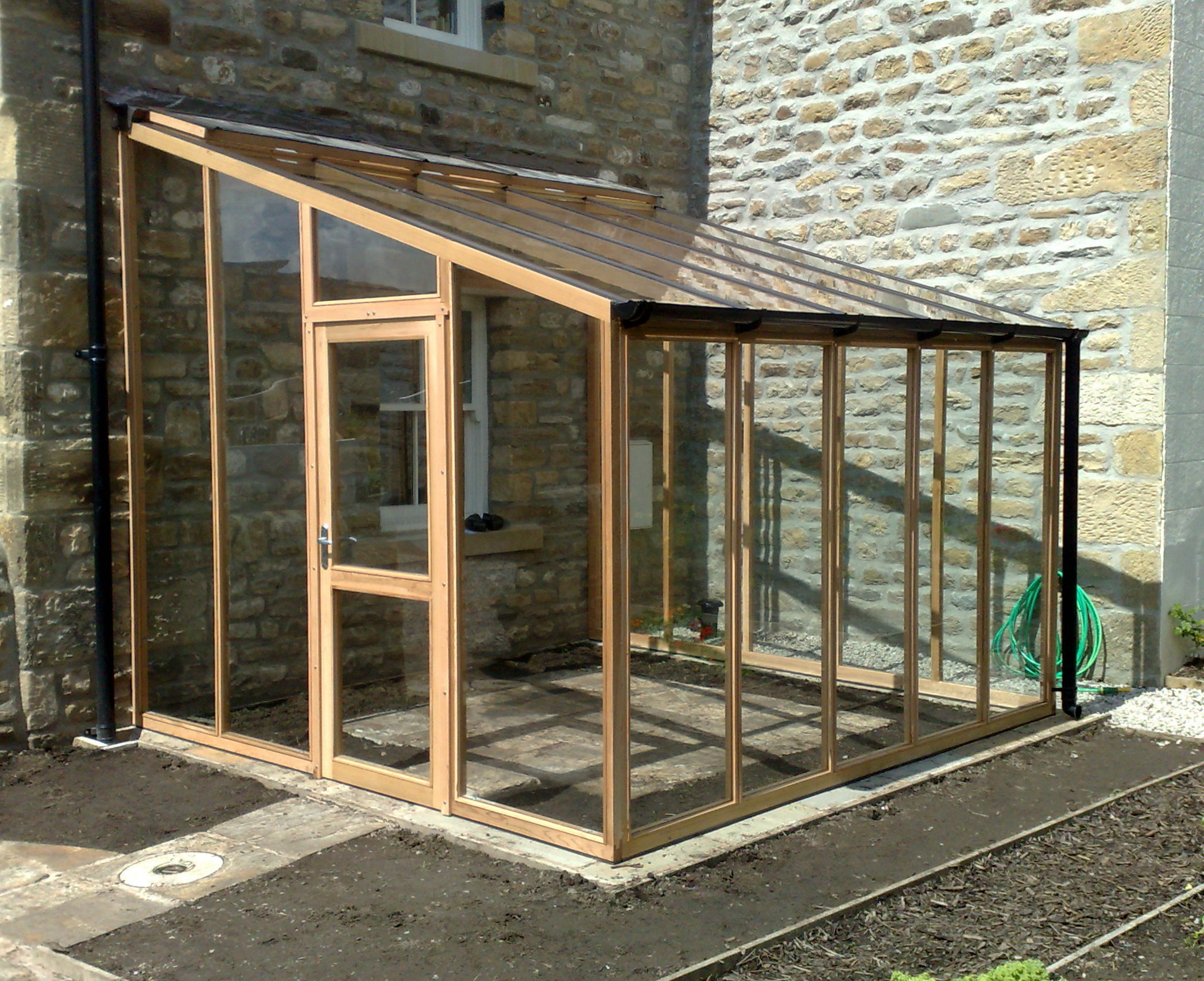 Western Red Cedar Chartley greenhouse